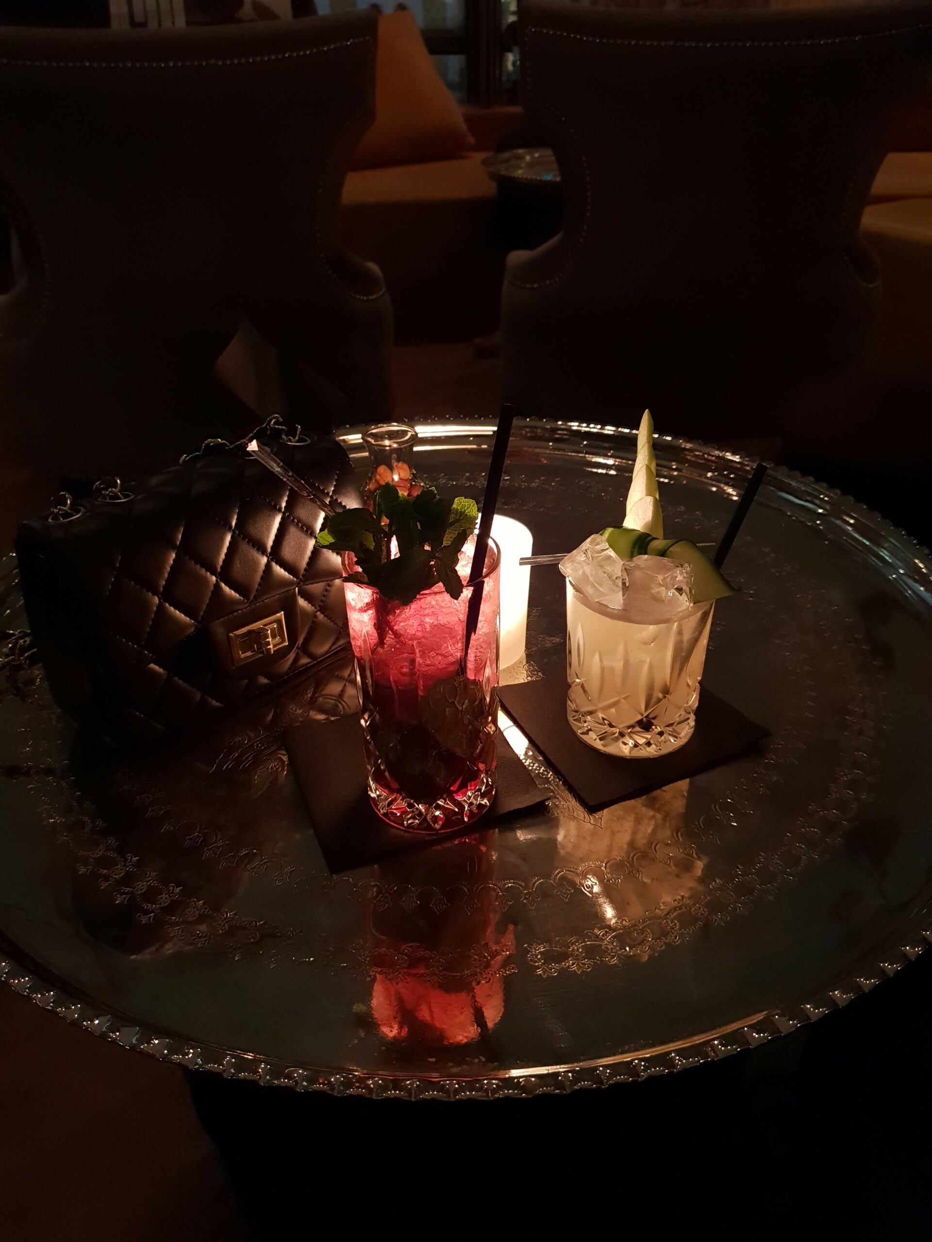 Cocktails au bar Onyx à Vienne