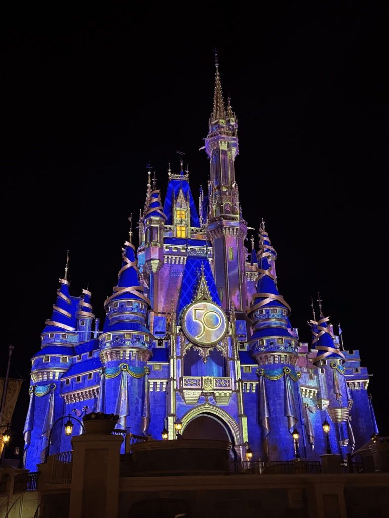 chateau nuit magic kingdom