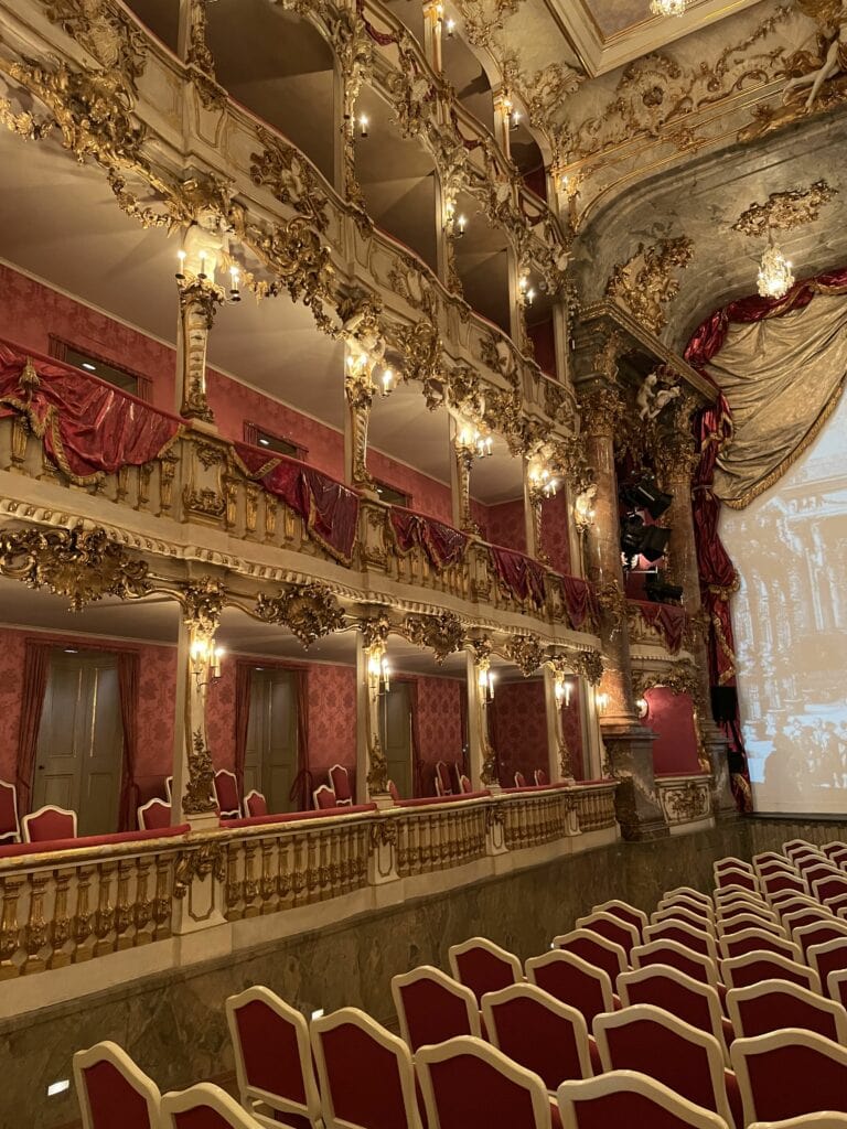Intérieur du Théâtre Cuvilliés à Munich