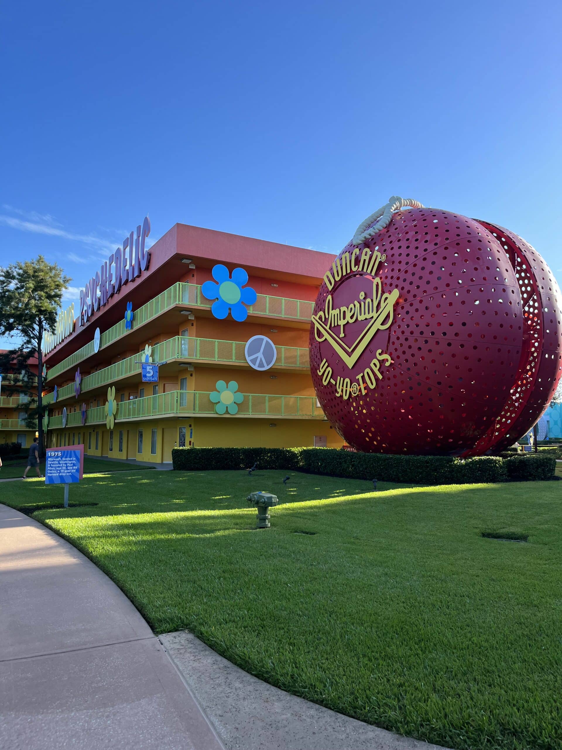 Décoration hôtel Pop Century à Walt Disney World