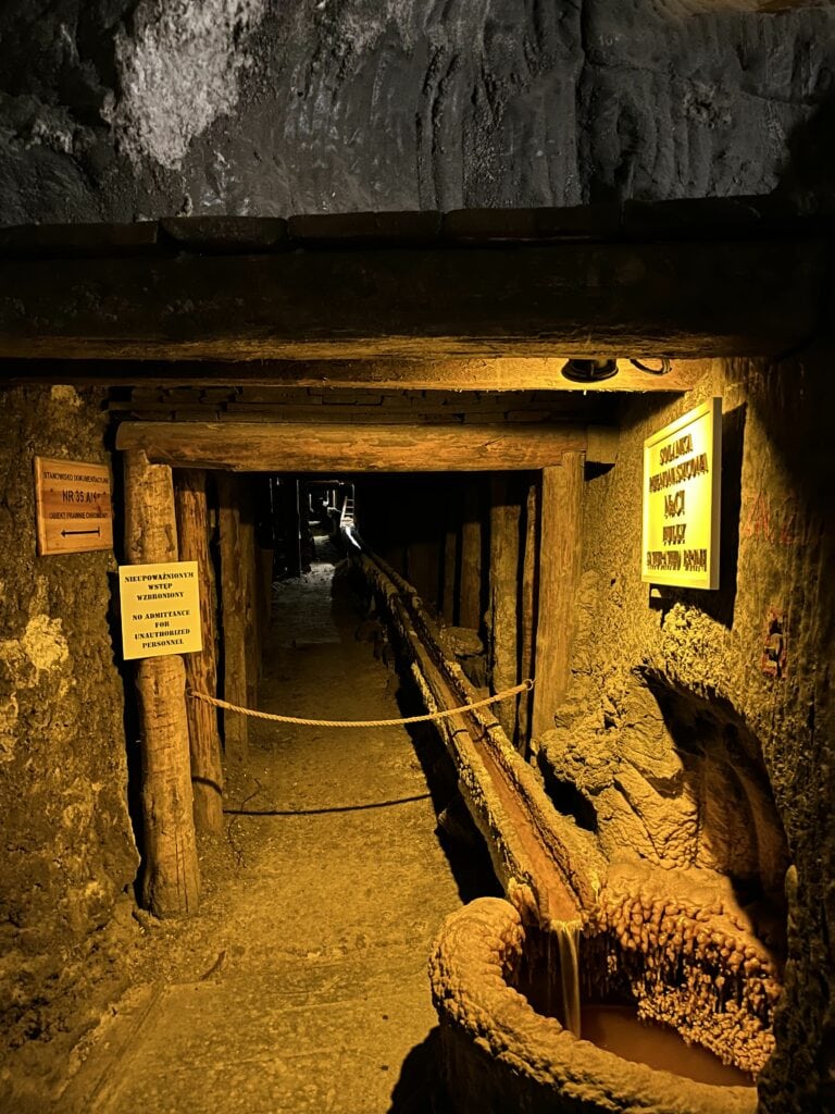 tunnel mine sel wieliczka