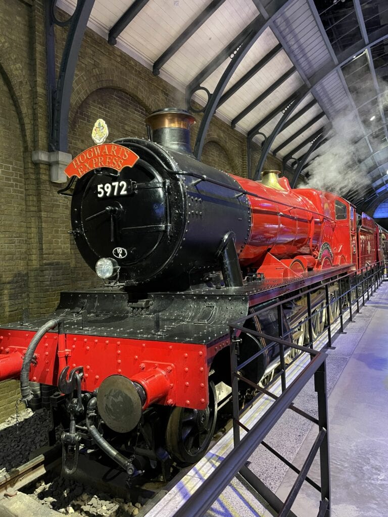 Train Poudlard Express au studio Harry Potter de Londres