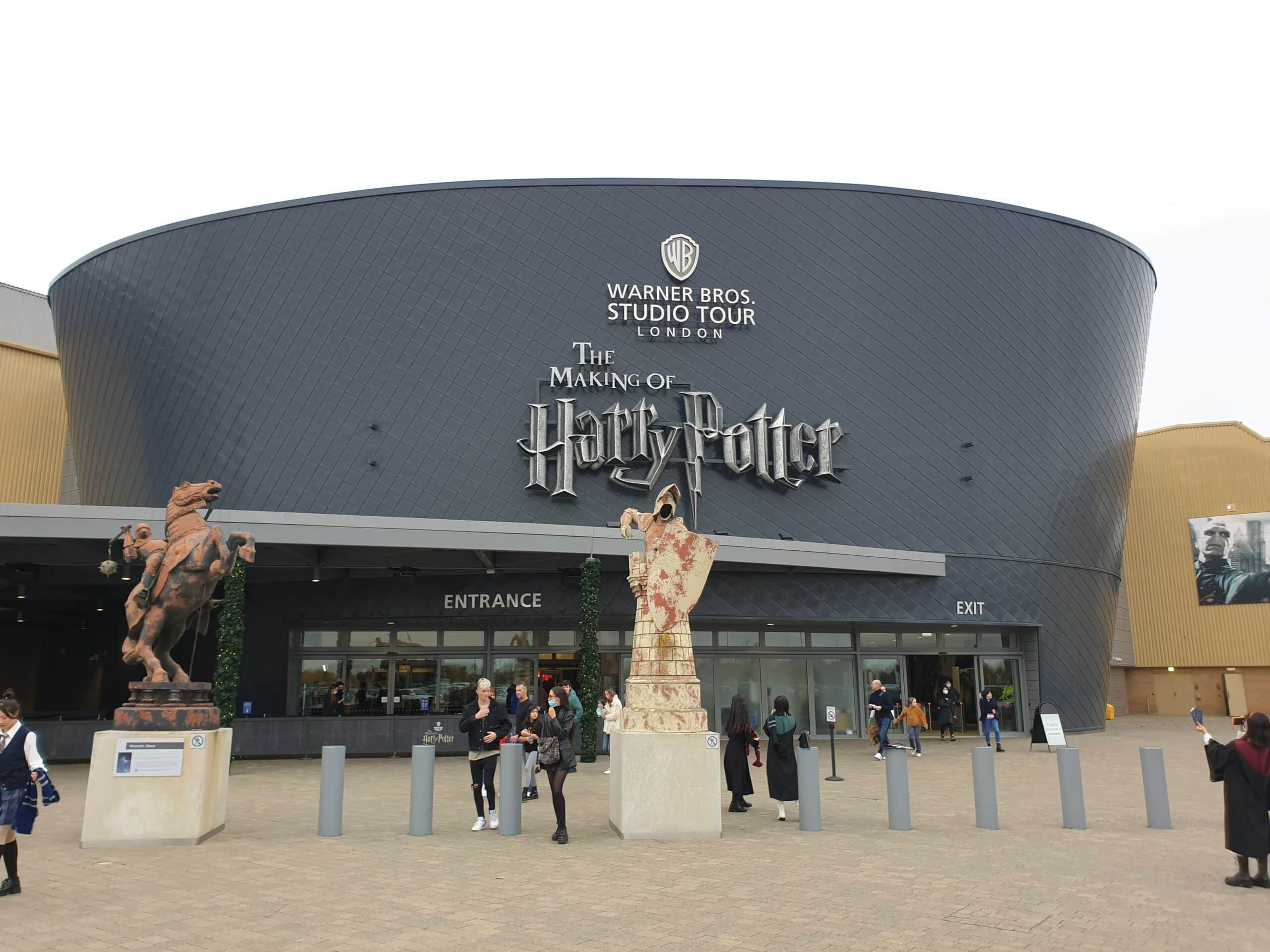 Entrée du studio Harry Potter de Londres